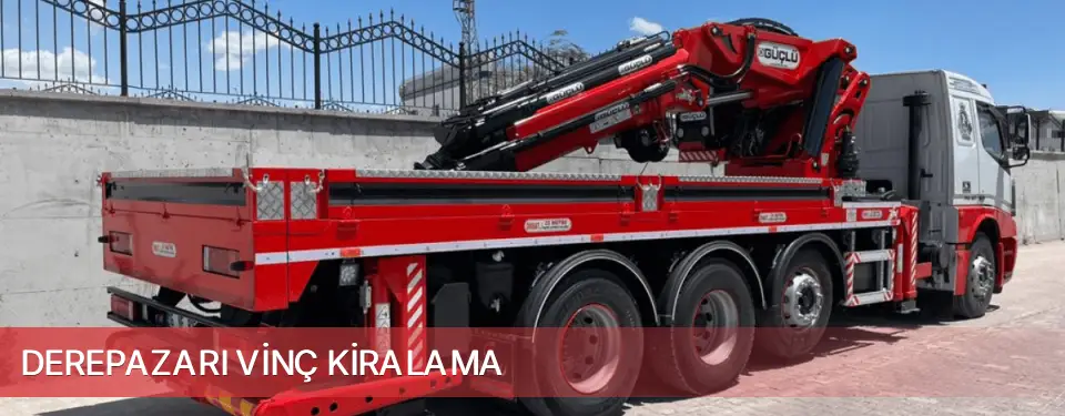 Derepazarı İlçemi Vinç Kiralama